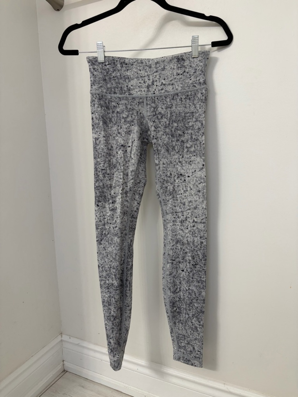 lululemon athletica Gray Speckled High-Rise‎ Leggings